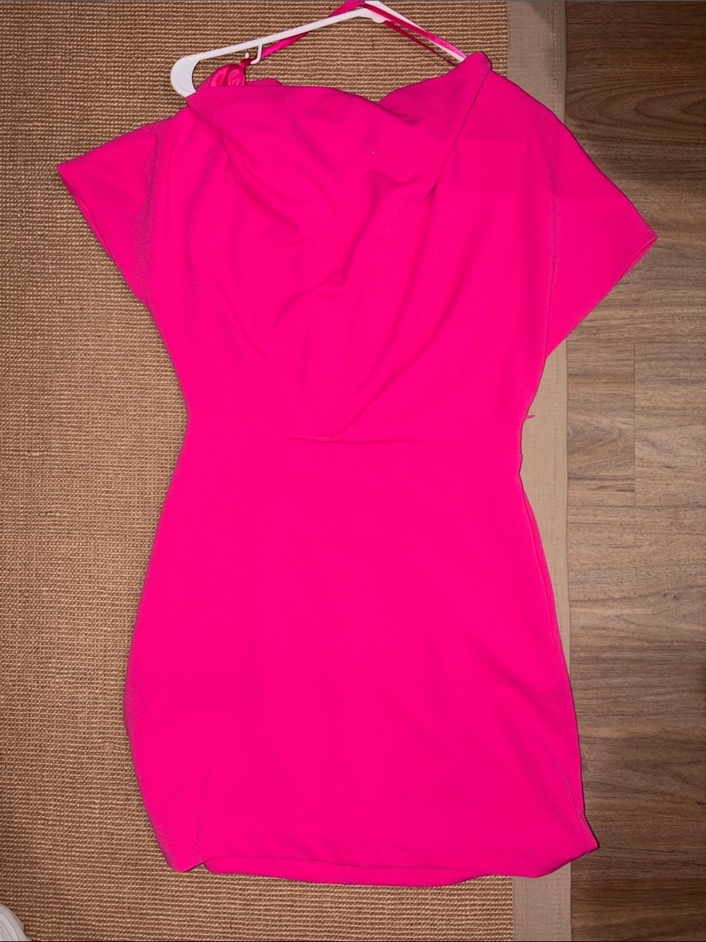 Alexia Admor Women’s Hot Pink Cowl Neck Dress